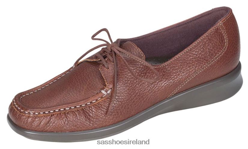 Women SAS Petra Lace Up Loafer Versatile X88N24395 Mulch