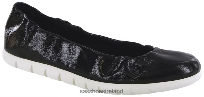 Women SAS Radiant Ballet Flat Versatile X88N2424 Carbon