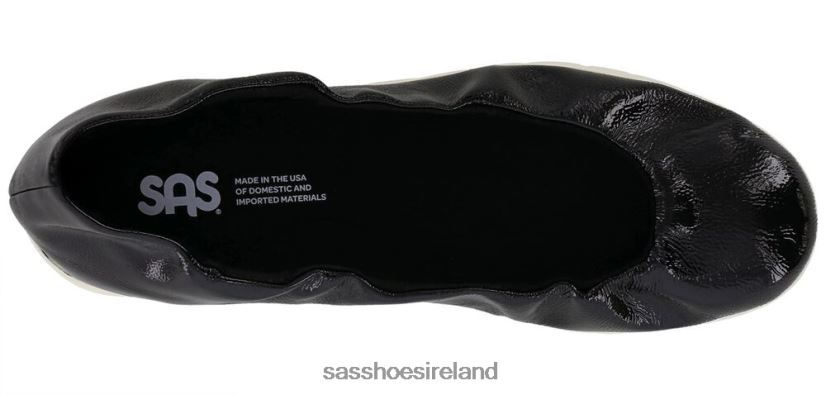 Women SAS Radiant Ballet Flat Versatile X88N2424 Carbon