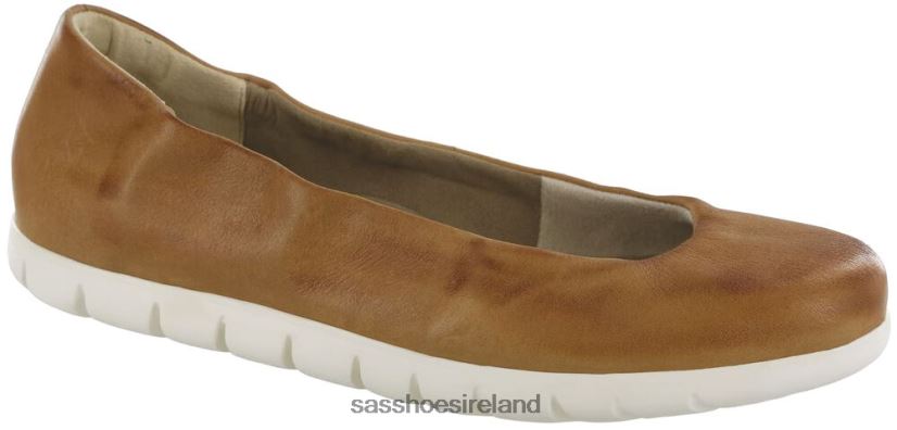 Women SAS Radiant Ballet Flat Versatile X88N2425 Hazel