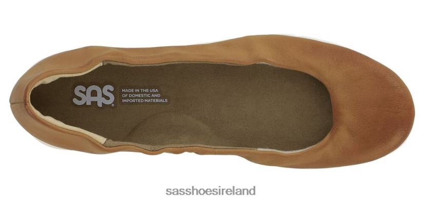 Women SAS Radiant Ballet Flat Versatile X88N2425 Hazel