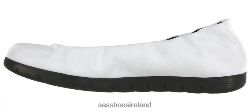 Women SAS Radiant Ballet Flat Versatile X88N2426 Chalk