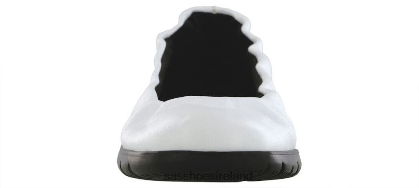 Women SAS Radiant Ballet Flat Versatile X88N2426 Chalk