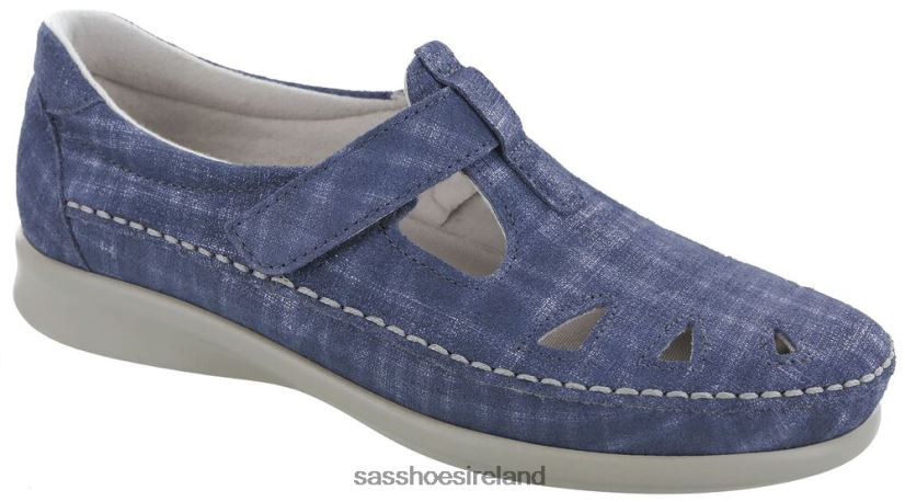 Women SAS Roamer Slip On Loafer Versatile X88N24219 Blue Jay
