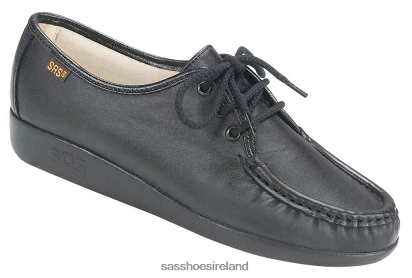 Women SAS Siesta Lace Up Loafer Versatile X88N24266 Black