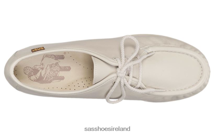 Women SAS Siesta Lace Up Loafer Versatile X88N24267 Bone