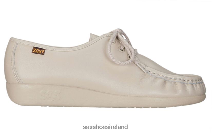 Women SAS Siesta Lace Up Loafer Versatile X88N24267 Bone