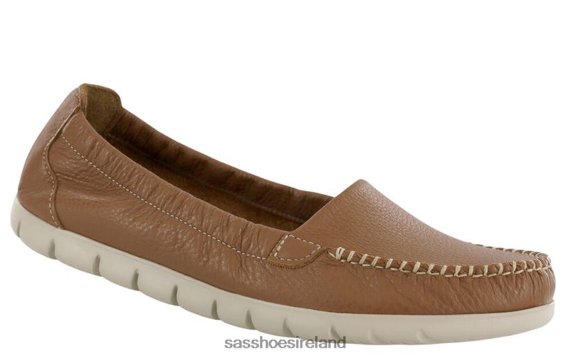 Women SAS Sunny Slip On Loafer Versatile X88N24234 Pecan Brown