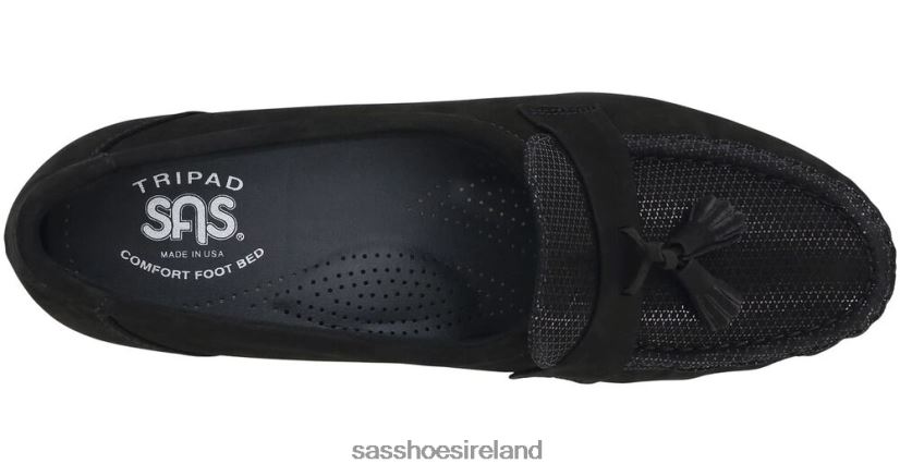 Women SAS Taylor Slip On Wedge Versatile X88N24254 Onyx