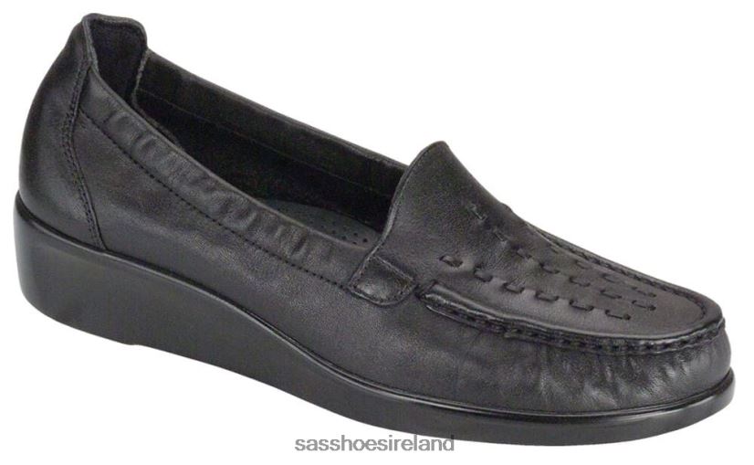Women SAS Weave Slip On Loafer Versatile X88N24239 Black