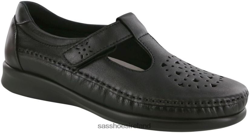Women SAS Willow Slip On Loafer Versatile X88N24233 Black Smooth