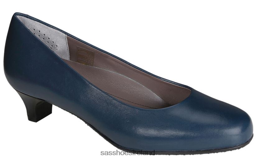 Women SAS Elaine Kitten Heel Inspired X88N24366 Navy