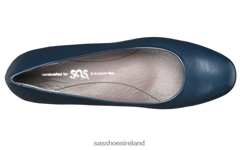 Women SAS Elaine Kitten Heel Inspired X88N24366 Navy