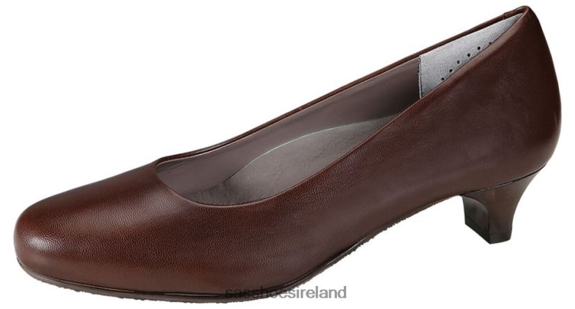 Women SAS Elaine Kitten Heel Inspired X88N24368 Brown