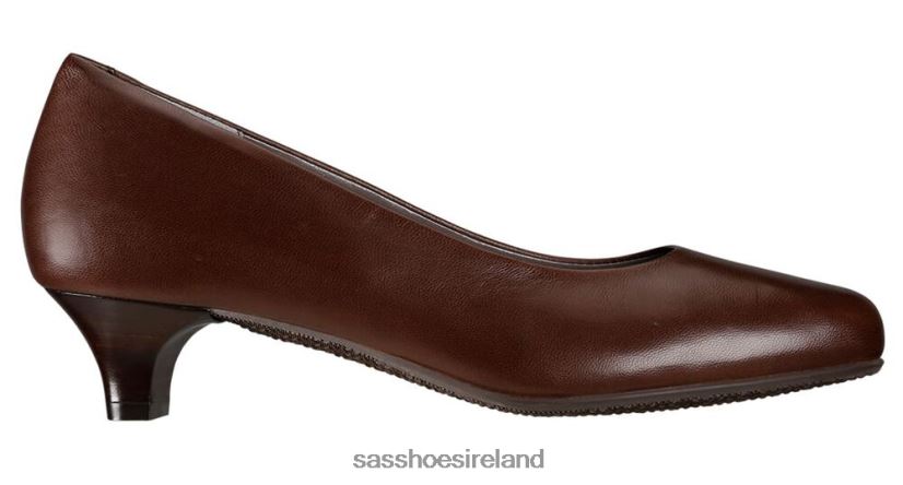 Women SAS Elaine Kitten Heel Inspired X88N24368 Brown