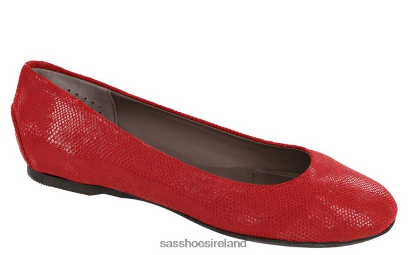 Women SAS Lacey Slip On Loafer Inspired X88N24381 Rouge