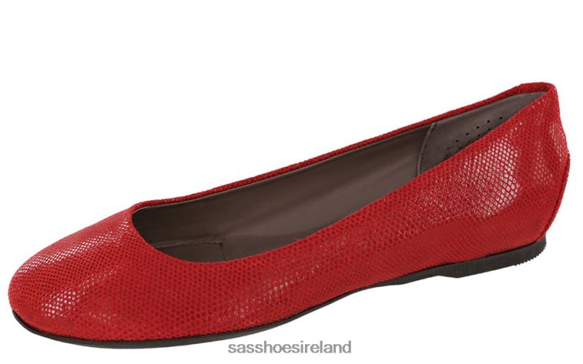 Women SAS Lacey Slip On Loafer Inspired X88N24381 Rouge