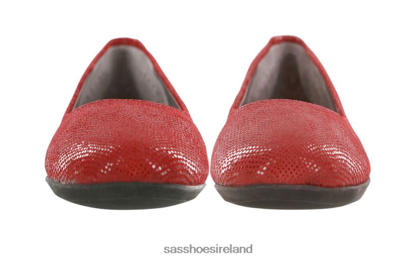 Women SAS Lacey Slip On Loafer Inspired X88N24381 Rouge