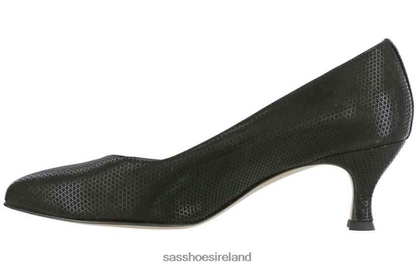 Women SAS Moxie Kitten Heel Inspired X88N24362 Onyx