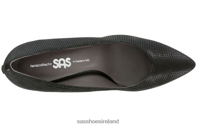 Women SAS Moxie Kitten Heel Inspired X88N24362 Onyx