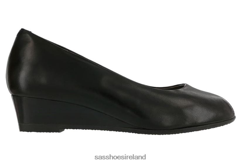Women SAS Scarlett Peep Toe Wedge Inspired X88N24345 Black
