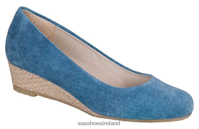 Women SAS Sofia Wedge Pump Inspired X88N24314 Jeans