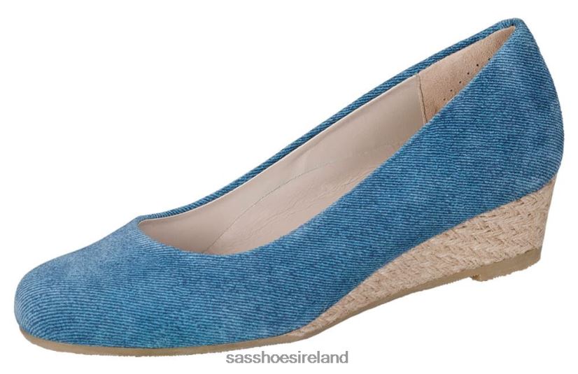 Women SAS Sofia Wedge Pump Inspired X88N24314 Jeans