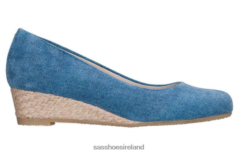 Women SAS Sofia Wedge Pump Inspired X88N24314 Jeans