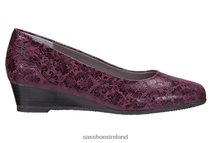 Women SAS Sofia Wedge Pump Inspired X88N24315 Wine