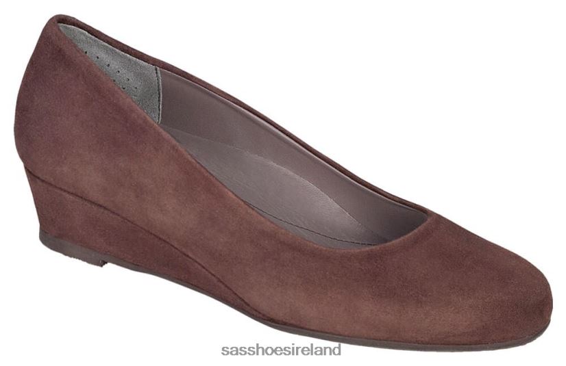 Women SAS Sofia Wedge Pump Inspired X88N24318 Marrone