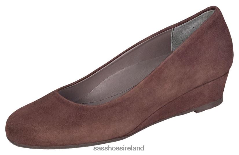 Women SAS Sofia Wedge Pump Inspired X88N24318 Marrone