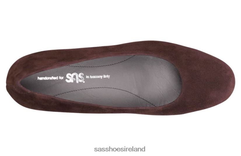 Women SAS Sofia Wedge Pump Inspired X88N24318 Marrone