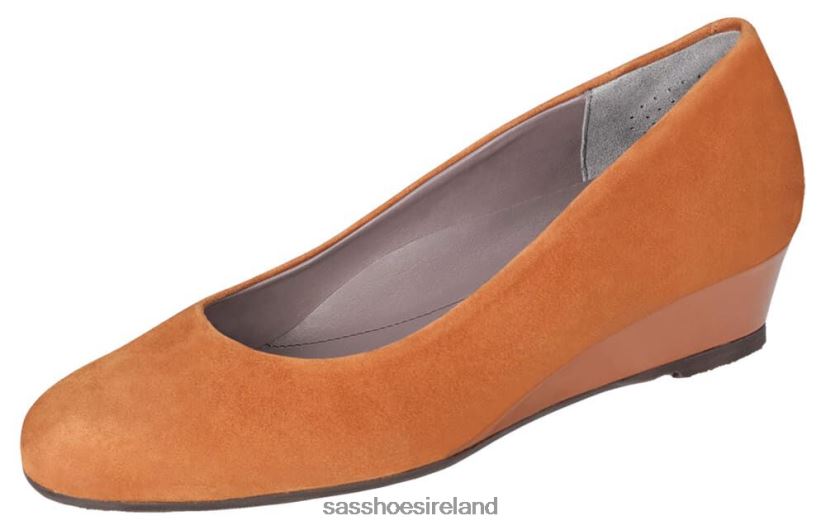 Women SAS Sofia Wedge Pump Inspired X88N24320 Dijon