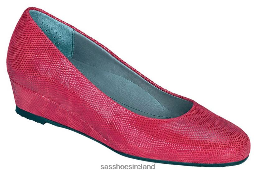 Women SAS Sofia Wedge Pump Inspired X88N24322 Rouge