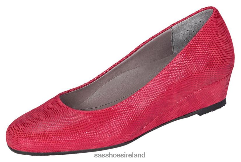 Women SAS Sofia Wedge Pump Inspired X88N24322 Rouge