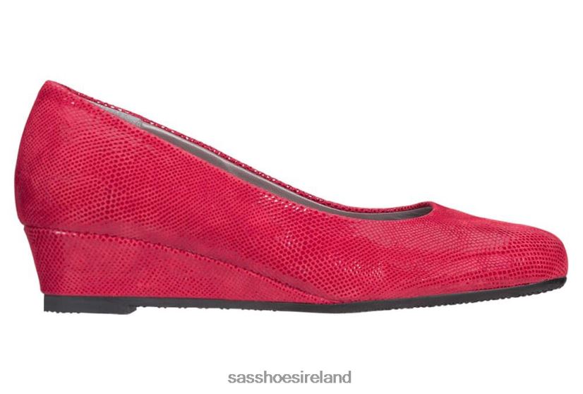 Women SAS Sofia Wedge Pump Inspired X88N24322 Rouge