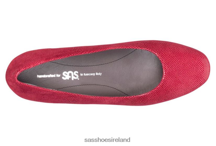 Women SAS Sofia Wedge Pump Inspired X88N24322 Rouge