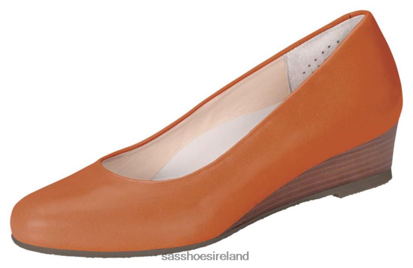 Women SAS Sofia Wedge Pump Inspired X88N24323 Brune