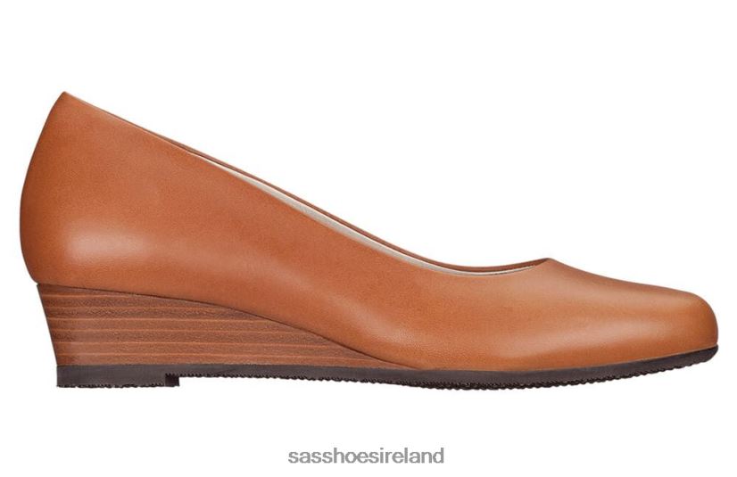 Women SAS Sofia Wedge Pump Inspired X88N24323 Brune