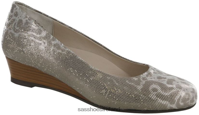 Women SAS Sofia Wedge Pump Inspired X88N24337 Gunmetal