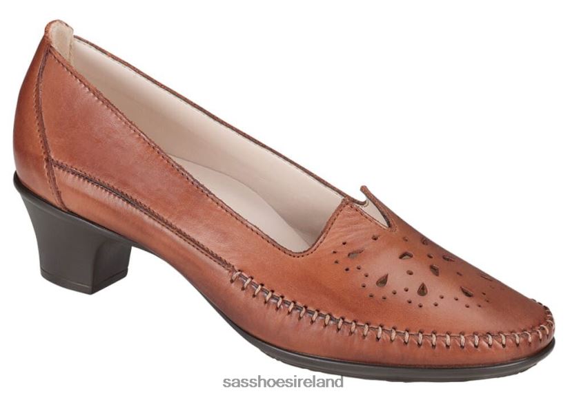 Women SAS Sonyo Slip On Heel Inspired X88N24353 Alfa Brown
