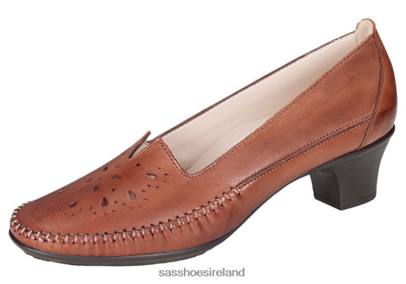 Women SAS Sonyo Slip On Heel Inspired X88N24353 Alfa Brown