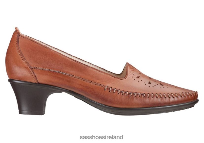 Women SAS Sonyo Slip On Heel Inspired X88N24353 Alfa Brown