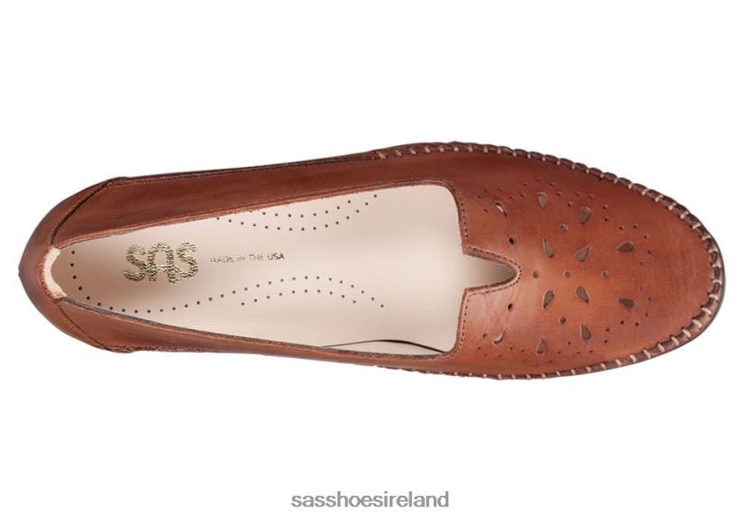 Women SAS Sonyo Slip On Heel Inspired X88N24353 Alfa Brown
