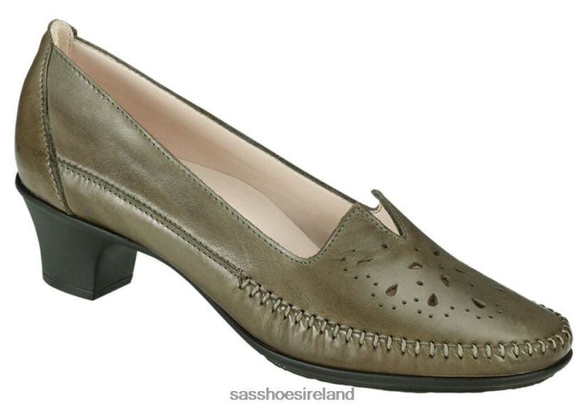 Women SAS Sonyo Slip On Heel Inspired X88N24354 Alfa Green