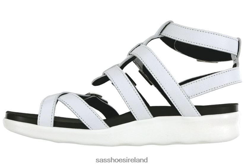 Women SAS Aria Gladiator Sandal Versatile X88N2444 Chalk