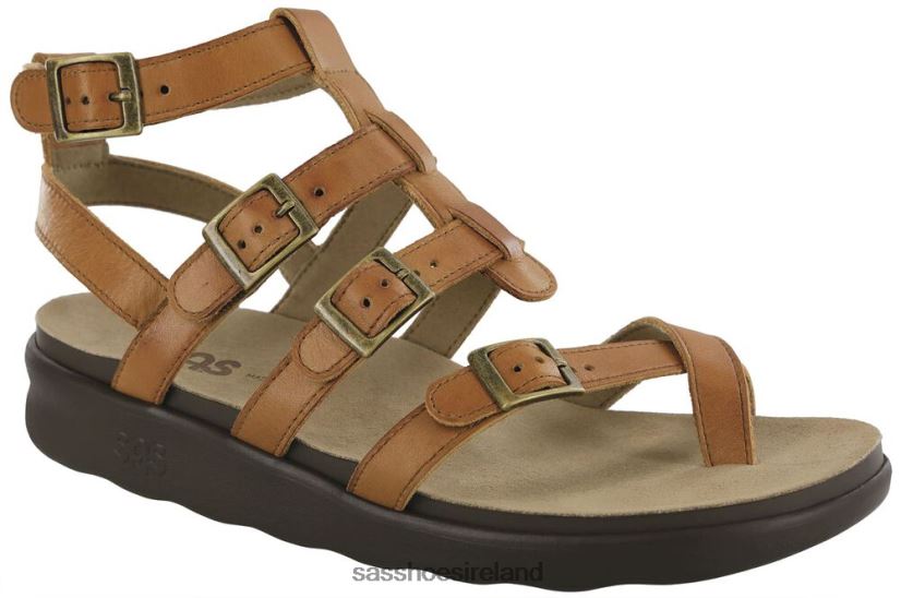 Women SAS Aria Gladiator Sandal Versatile X88N249 Hazel