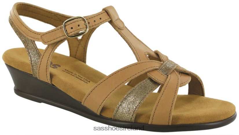 Women SAS Aurora T-Strap Sandal Versatile X88N2468 Sparks