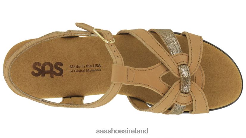 Women SAS Aurora T-Strap Sandal Versatile X88N2468 Sparks