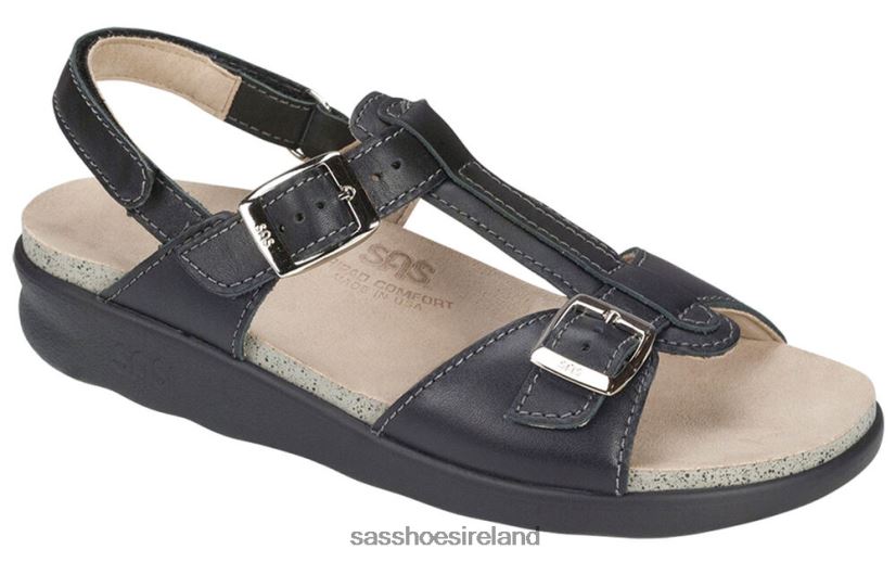 Women SAS Captiva T-Strap Sandal Versatile X88N24150 Black